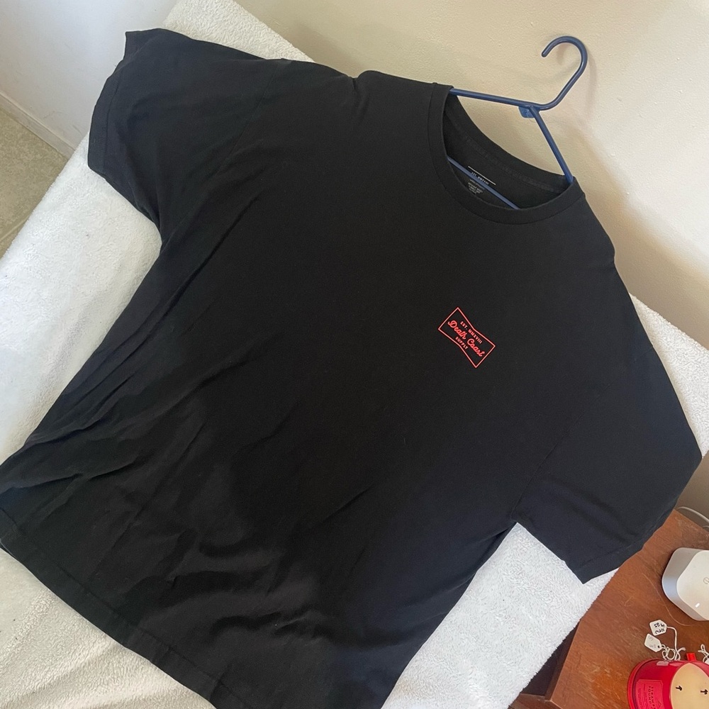 Death Coast Supply Black Graphic T-Shirt